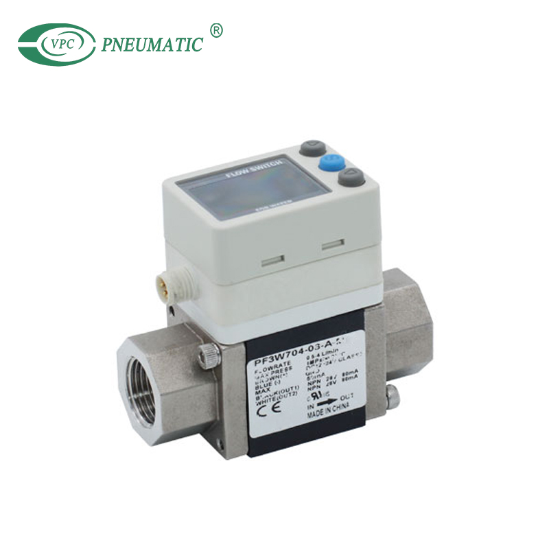 Serie PF3W Digitaler Durchflussschalter mit dreifarbigem Display für Wasser